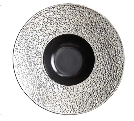 Тарелка для пасты Silver. Той Посуда. Диаметр 27,5 см. Высота 6,4 см. Диаметр ем
