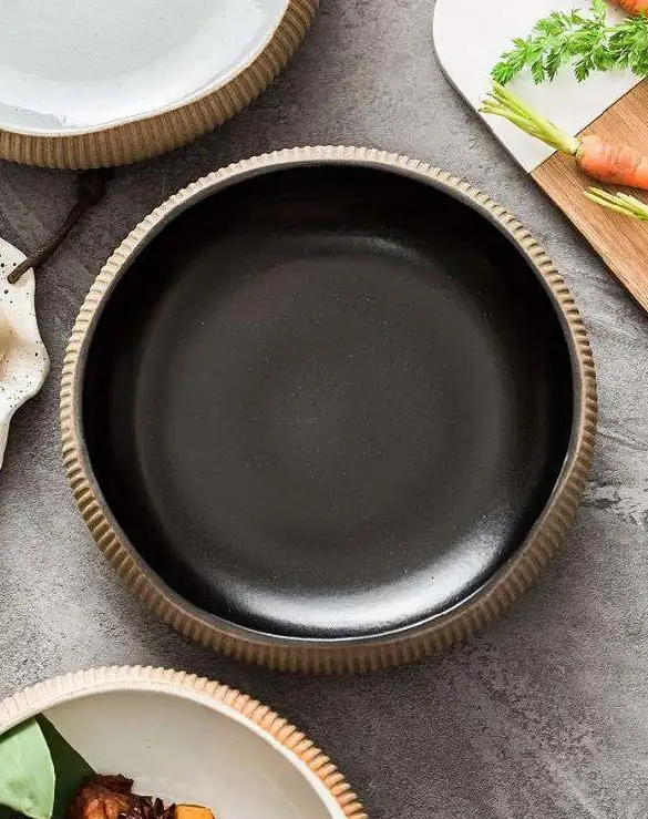 Салатница Onion Black.Той Посуда. Диаметр 21 см. Высота 8 см. Вес 900 грамм.
