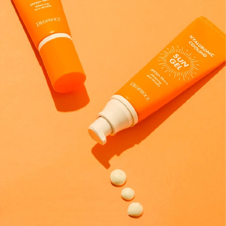 Deoproce крем-гель Hyaluronic Cooling Sun Gel SPF50 для лица 50 мл