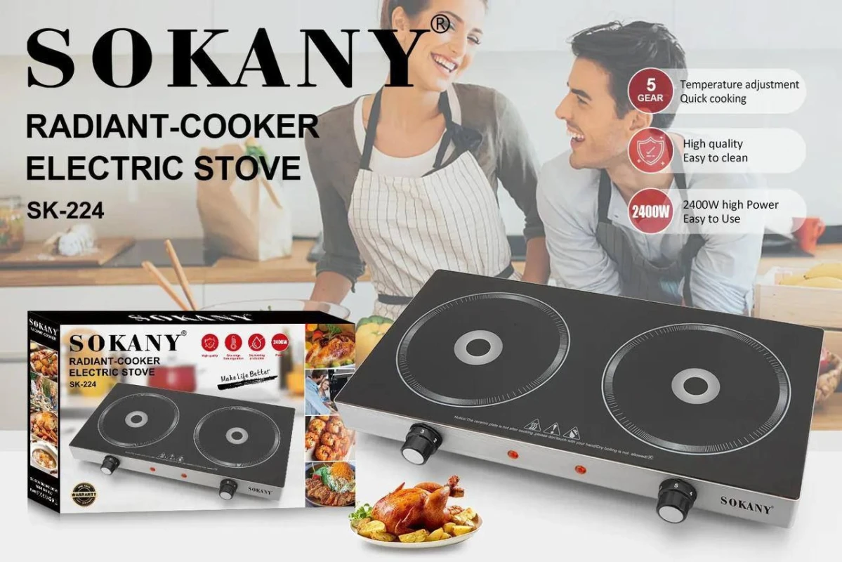 Настольная плита SOKANY SK-224